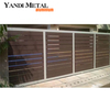 Clôture en plastique bois composite bois-plastique pour clôture de jardin de maison d'entrepôt