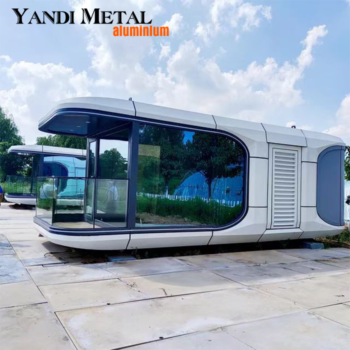 Maison préfabriquée Lit capsule spatiale Cabine d'hôtel Maison modulaire préfabriquée Capsule de camping Conteneur Famille Petite maison capsule pliante