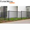 Nouvelle clôture de confidentialité clôture à lame verticale en aluminium panneau de clôture extérieur en profilé d'aluminium enduit de poudre