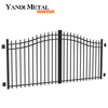 Conception de grille de porte principale en aluminium, conception en métal de grille de maison en aluminium coulissante en aluminium de sécurité à la maison