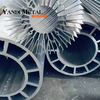 Profilé en aluminium industriel, dissipateur thermique à ailettes en aluminium personnalisé, approvisionnement d'usine