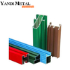 Profilés extrudés en aluminium en gros d'usine 6063 6061 Profilés extrudés en aluminium de Yandi