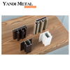 Profilés extrudés en aluminium avec revêtement en poudre sur mesure de Yandi Aluminium