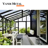 Solarium Solarium professionnel en aluminium personnalisé, jardin, maison en verre