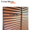 Système de clôture à persiennes en aluminium et métal pour jardin, clôture à persiennes en aluminium Durable, panneaux de clôture à lattes personnalisés