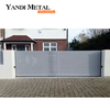 Les dernières portes extérieures portes tournantes automatiques en aluminium en métal privé portes en aluminium d'allée de maison