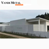 Panneaux de clôture de jardin à persiennes en aluminium conçus pour les clôtures à lattes modernes en métal privé professionnel, clôture horizontale robuste