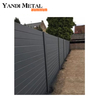 Portes de taille personnalisée en alliage d'aluminium, portes coulissantes en aluminium personnalisées en métal de luxe noir