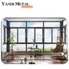 Conception moderne bon prix double fenêtre coulissante en verre fenêtre coulissante en verre français en aluminium sur mesure