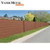 Système de sécurité de jardin décoratif de haute qualité, panneau de clôture en bois-plastique pour maison de patio de jardin extérieur