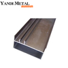 Yandi Hot anodisé Fram aluminium matériel personnalisé en aluminium extrudé porte et fenêtre 6063 fabricant