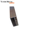 Cadre en aluminium anodisé, profilé en aluminium extrudé, matériau personnalisé, fabricant de profilés en aluminium 60063 de haute qualité