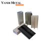 Matériau en aluminium Fram anodisé à chaud, porte et fenêtre en aluminium extrudé sur mesure, fabricant 6063