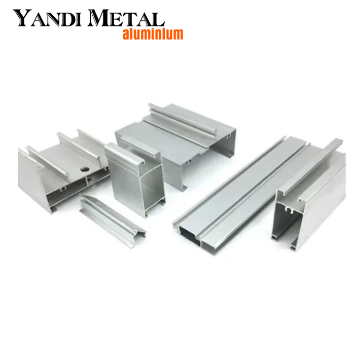 Yandi vente chaude personnalisé 6061 6063 cadre en aluminium extrudé fabricant de profil surface anodisée