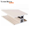 Profilé en aluminium extrudé personnalisé, cadre de la plus haute qualité, matériau anodisé 6063 T5, profil en aluminium