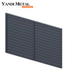 Yandi Factory fournit directement des panneaux de clôture extérieurs en bandes d'aluminium pour les clôtures en aluminium de jardin privé