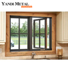 Nouveau design revêtement en poudre couleur personnalisée pas cher double verre aluminium fenêtre coulissante fournisseur supérieur