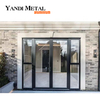 Portes en aluminium accordéon pliantes à double pli en aluminium à rupture chaude standard américain de haute qualité