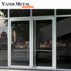 Patio panoramique extérieur personnalisé en usine, glissière à double pli et barrière pivotante en aluminium populaire