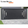 La dernière conception de porte en aluminium moderne, porte d'entrée coulissante automatique en métal, porte en aluminium