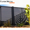 Clôture de jardin décorative en aluminium, clôture métallique de haute qualité, durable, fabrication personnalisée Yandi, offre spéciale