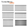 Panneaux de clôture en aluminium de haute qualité pour clôtures de jardin, garde-corps de clôture de piscine en métal et aluminium, jardin noir