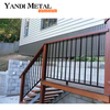 Les balustrades de clôture en aluminium de conception nouvelle sont fabriquées sur mesure pour les balcons en aluminium et les balcons d'escalier de toutes tailles