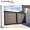 Conception de porte et de clôture composites bois-plastique de jardin WPC
