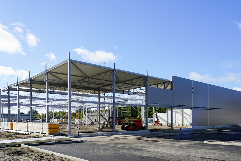 Composants préfabriqués en aluminium pour des projets de construction rapides