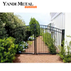 Porte de jardin automatique en aluminium, clôture de sécurité, panneau métallique, persienne en aluminium, porte à lamelles, porte soudée décorative