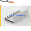 Profilés d'angle de Support enduits de poudre, module 6005 Pv, fournisseur de cadre de panneau solaire en aluminium avec coupe, pliage et poinçonnage