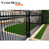 Écran de confidentialité de piscine personnalisé Clôture en aluminium métallique de jardin robuste