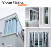 Yandi fournit des maisons profilés push-pull Fenêtres pour portes coulissantes en aluminium Fenêtres en aluminium Fenêtres insonorisées résidentielles
