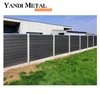 Clôture de jardin en plastique bois aluminium usine Yandi