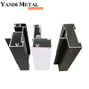 Matériau en aluminium Fram anodisé à chaud, porte et fenêtre en aluminium extrudé sur mesure, fabricant 6063