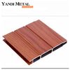 Fourniture de profilés extrudés en aluminium et verre Fram personnalisés, couleur bois 6061 6063, offre spéciale