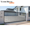 Clôture de poteau en aluminium de mode la dernière porte battante industrielle porte en aluminium automatique