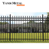 Clôtures en aluminium faciles à installer pour la maison et le jardin Clôtures en aluminium soudées et montants de porte de haute qualité
