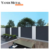 Yandi Factory fournit directement des panneaux de clôture extérieurs en bandes d'aluminium pour les clôtures en aluminium de jardin privé