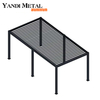 Pergola de vente chaude en aluminium extérieure électrique facile à assembler pergola en aluminium extérieure étanche