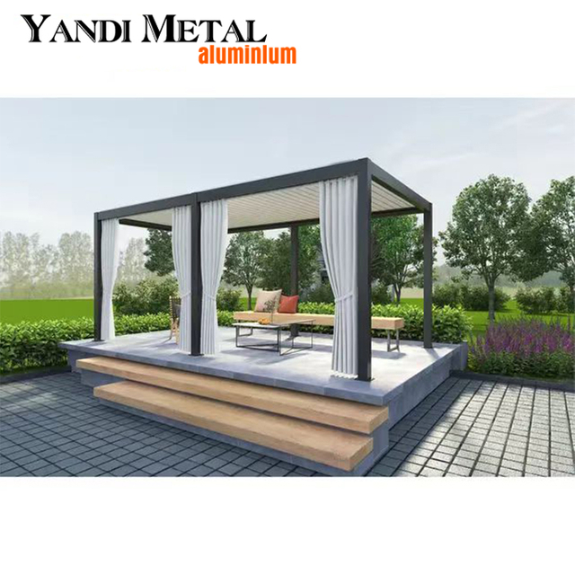 Nouveau Pergola aluminium extérieur électrique volets étanches pergola Yandi usine