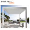 Auvent électrique d'extérieur en métal et aluminium, auvent de jardin, pare-soleil, persienne, pergola en aluminium