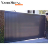 Porte électrique en aluminium, conception personnalisée, villa moderne, porte coulissante automatique en aluminium