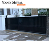 Porte coulissante en aluminium personnalisée pour Villa, panneau d'allée pivotante, porte profilée en aluminium durable en métal