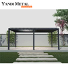 Les fabricants vendent directement de pergola extérieure en aluminium pergola électrique pergola personnalisée étanche en aluminium