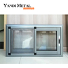 Yandi profilé en aluminium de haute qualité, fenêtre coulissante à double verre, fenêtre horizontale en verre