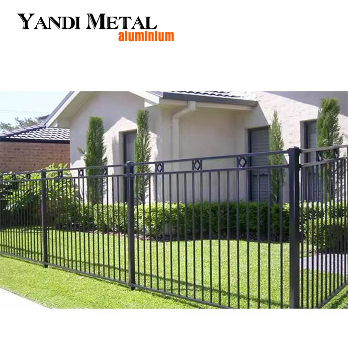 Panneaux de clôture en aluminium de haute qualité pour clôtures de jardin, garde-corps de clôture de piscine en métal et aluminium, jardin noir