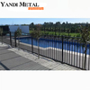 Clôture à lattes en métal pour piscine, revêtement en poudre écologique, sécurisé, panneau de clôture à lattes, clôture de jardin en aluminium