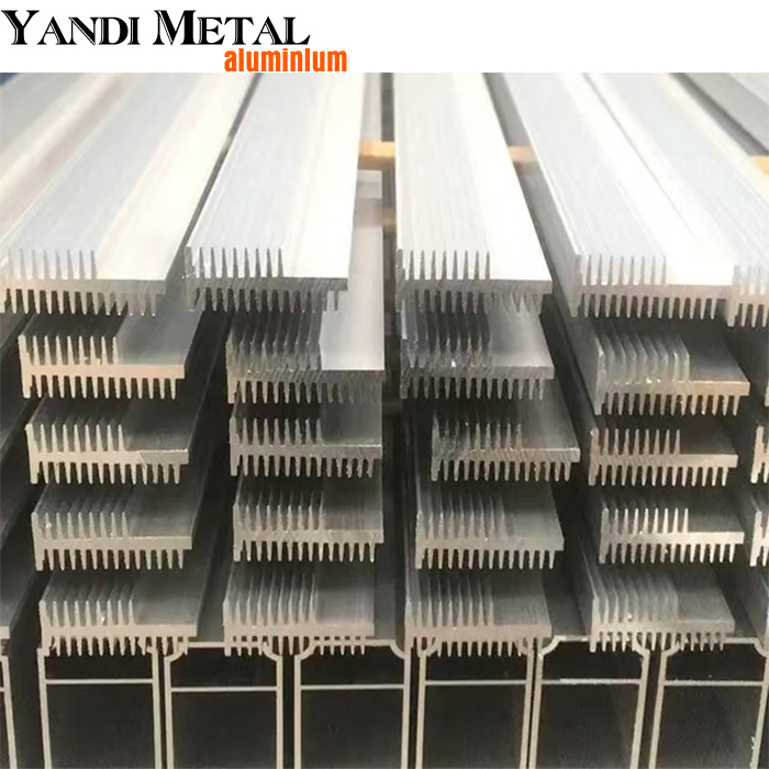 Profil de dissipateur thermique en alliage d'aluminium anodisé, personnalisé, offre spéciale