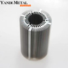 Dissipateur thermique en aluminium extrudé de type tournesol noir anodisé/radial, dissipateur thermique circulaire en aluminium